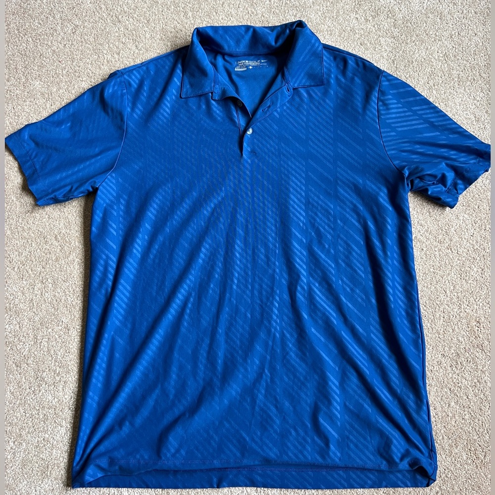 Nike Vibrant Blue Polo Shirt